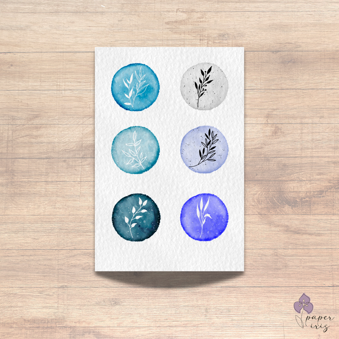 Coastal Botanical Sticker Sheet