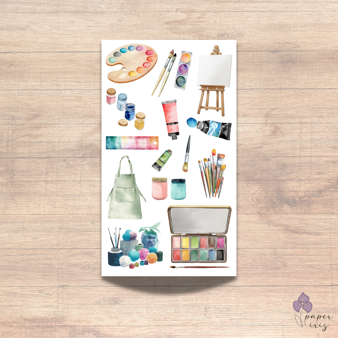 "Watercolor Wonder" Sticker Sheet