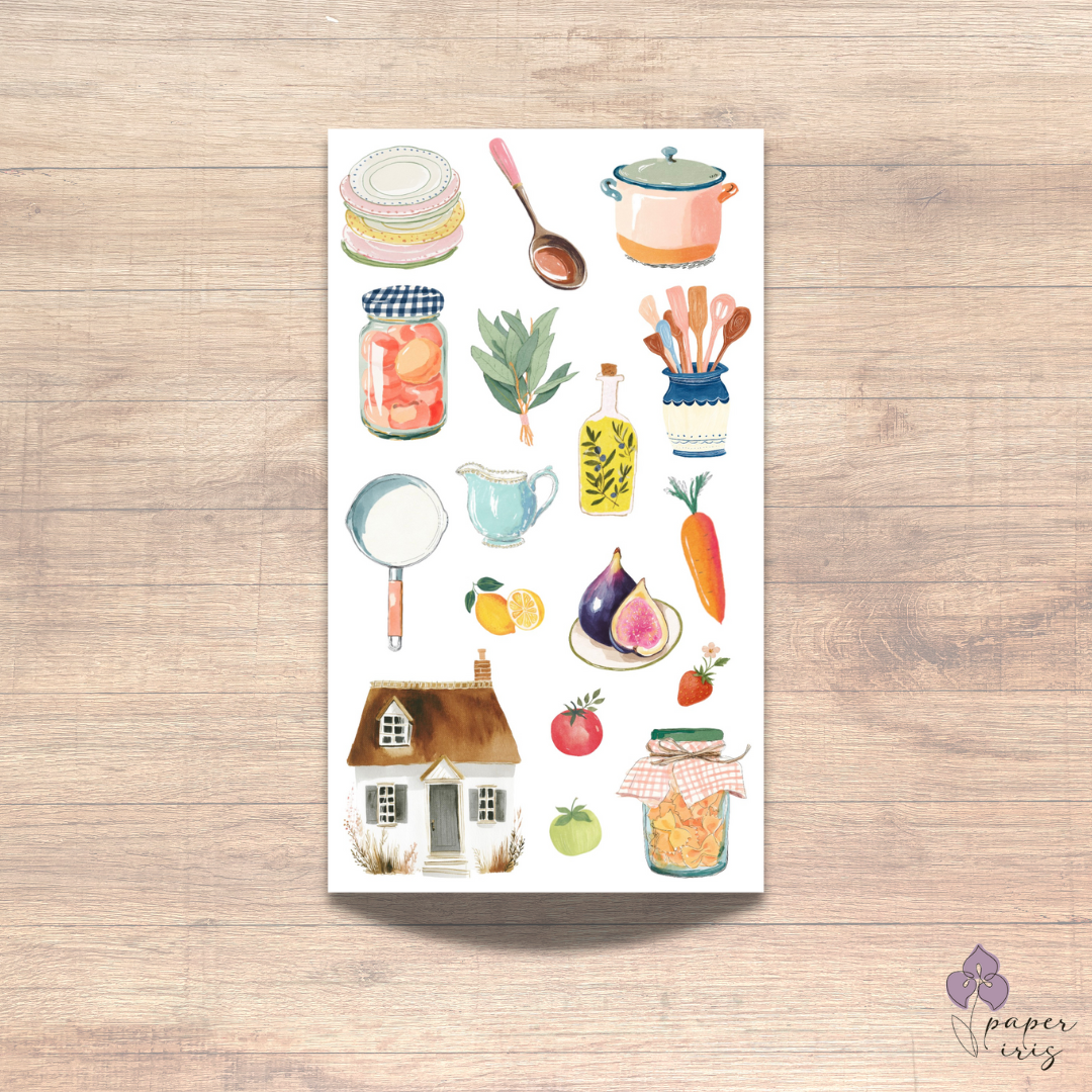 "In the Kitchen" Sticker Sheet