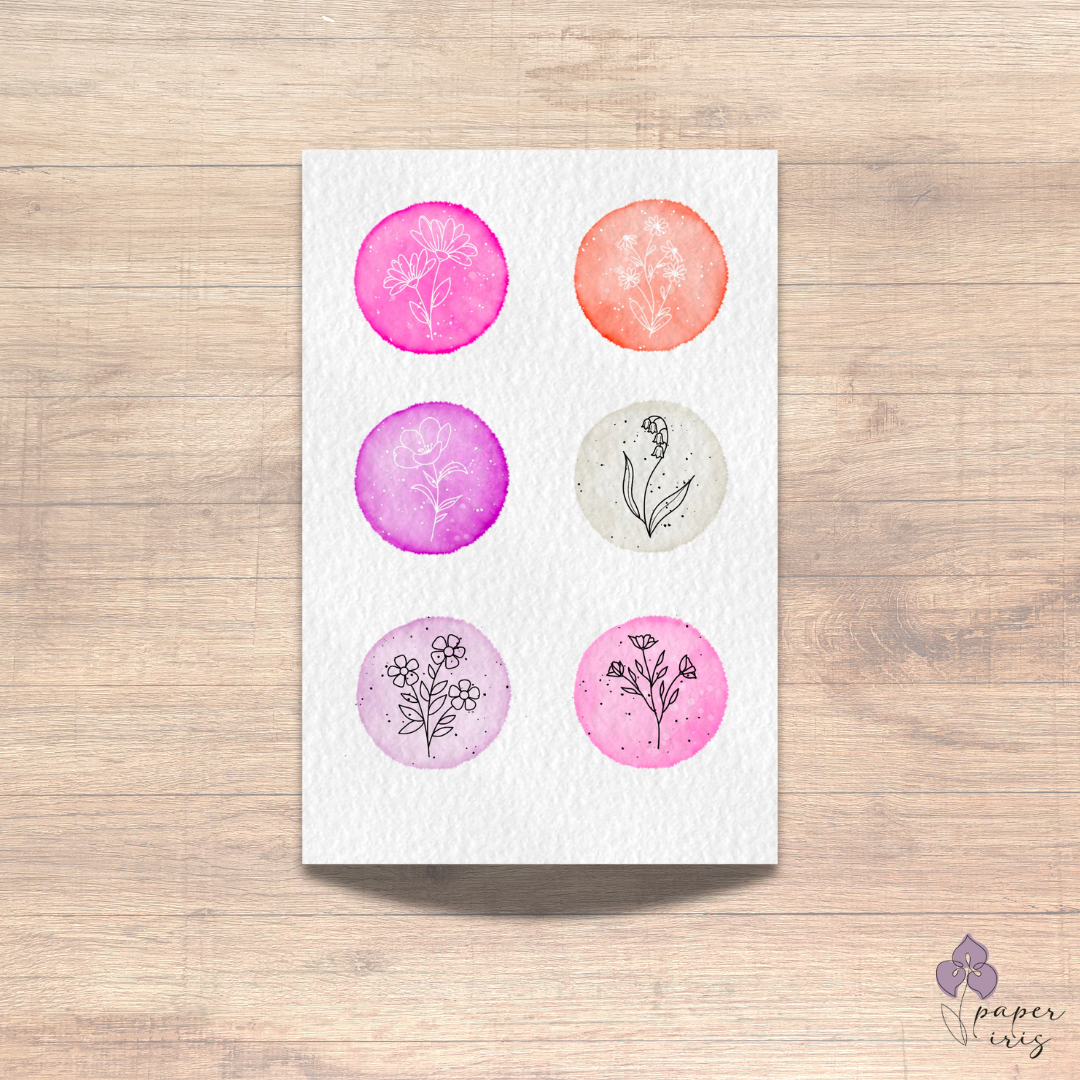 Malibu Botanical Sticker Sheet