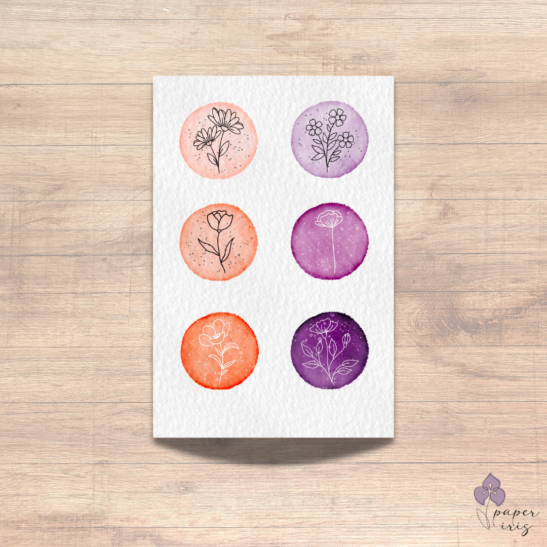 Firefly Botanical Sticker Sheet
