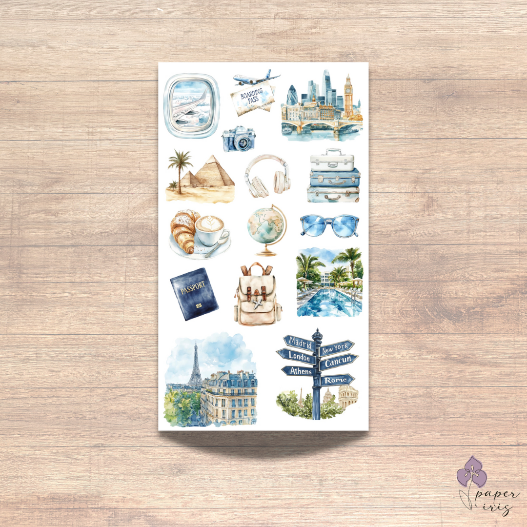 "Adventure Awaits" Sticker Sheet
