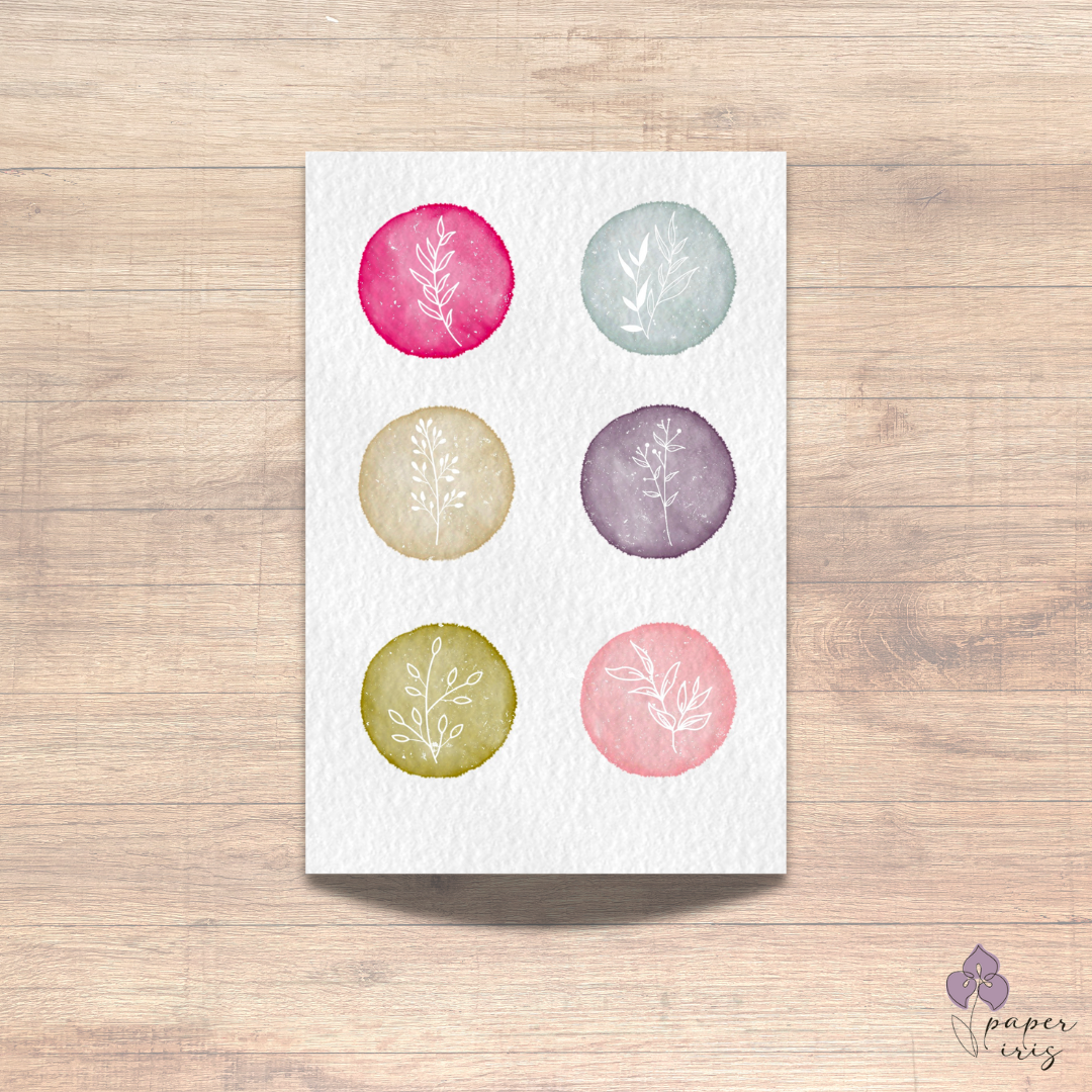 Butterfly Botanical Sticker Sheet