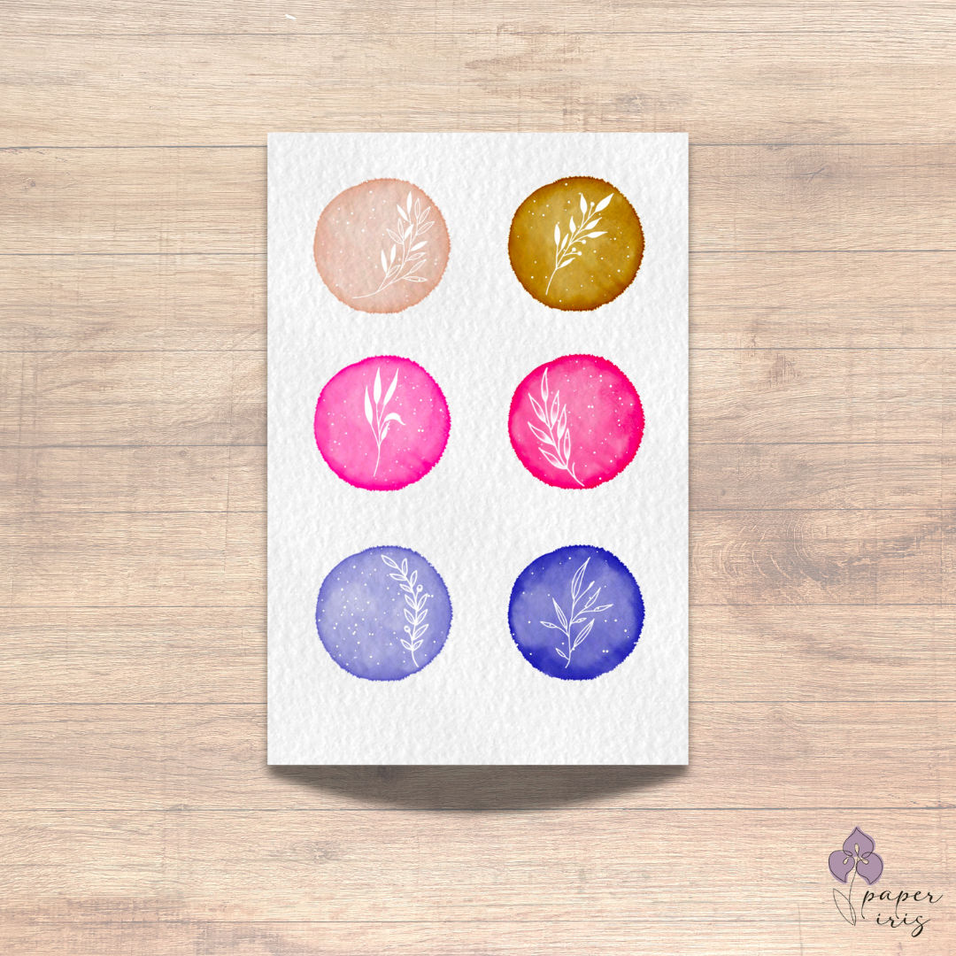 Verbena Botanical Sticker Sheet