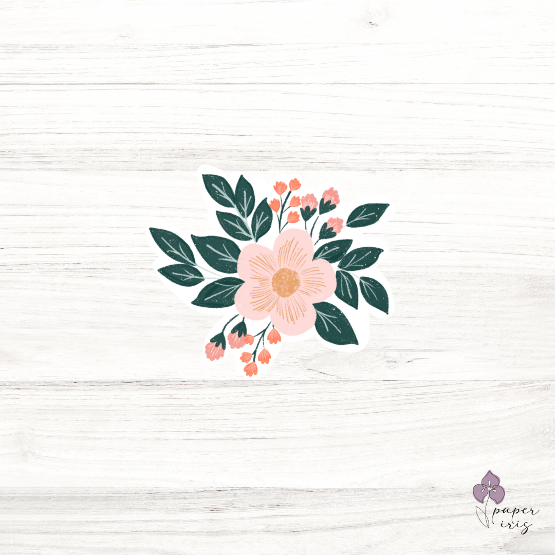 Peach Blossom Sticker