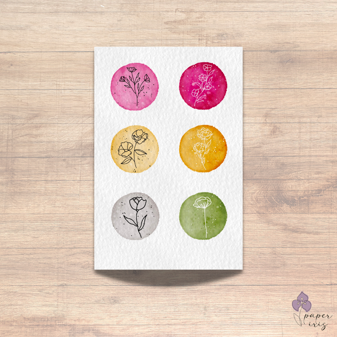Secret Garden Botanical Sticker Sheet