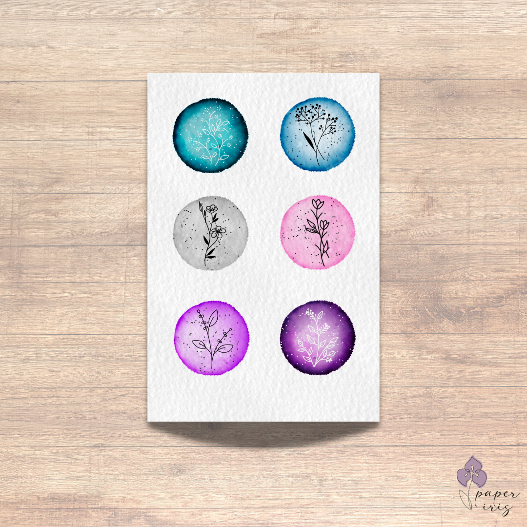 Stardust Botanical Sticker Sheet