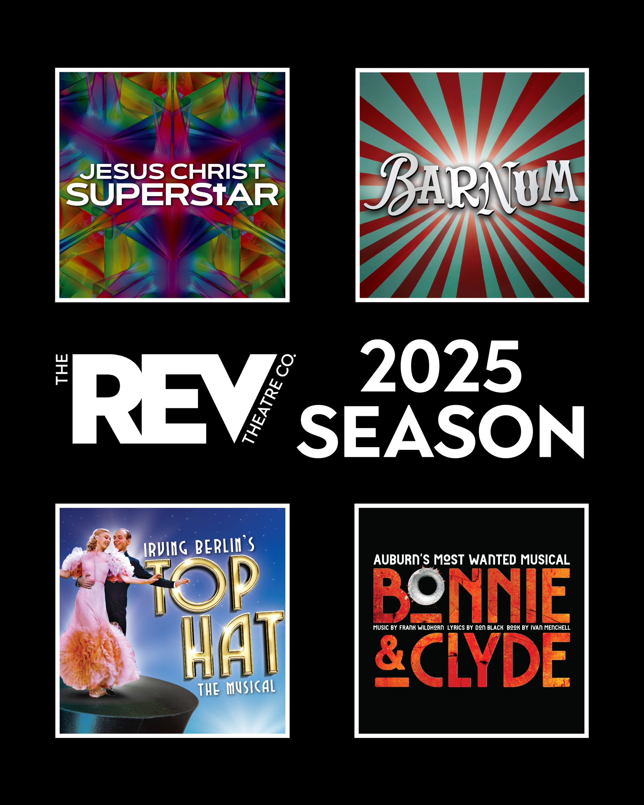 REV Theatre Co. 2025 Season Ad