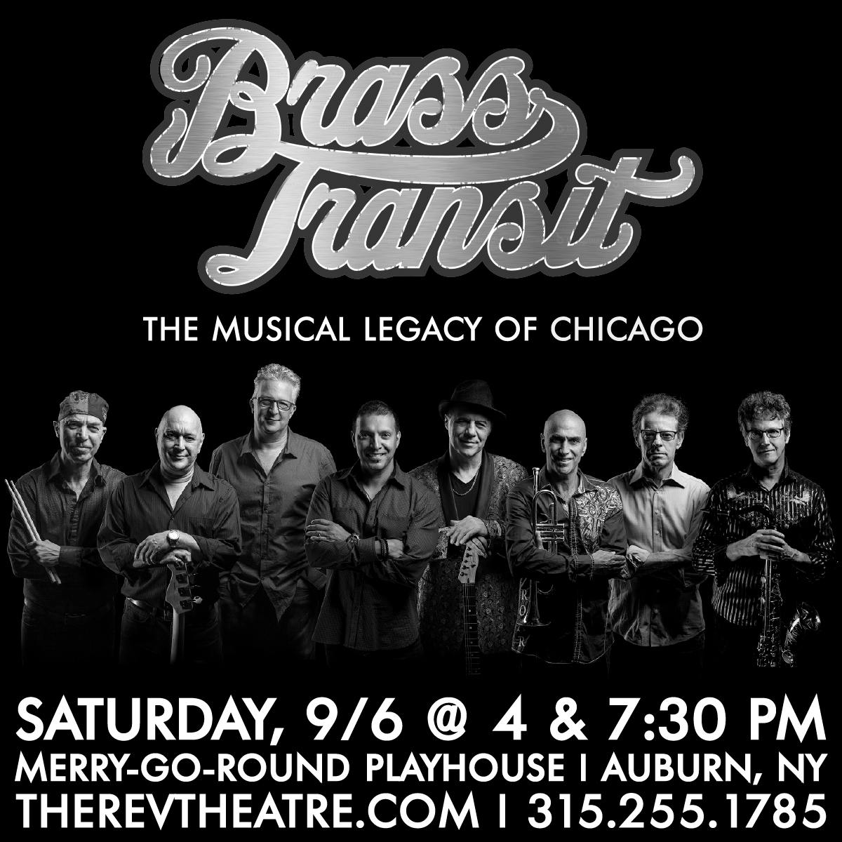 Auburn, NY Chatterbox Print Ad - Brass Transit Presenting Concert