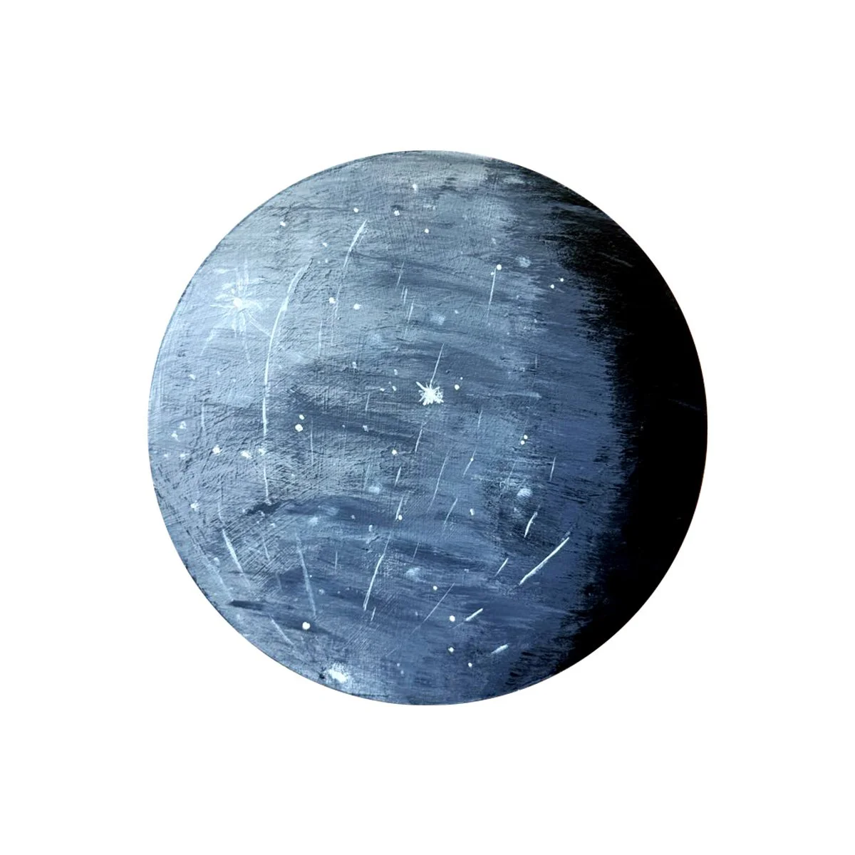 Mercury
Acrylic on wood palette 10" dia