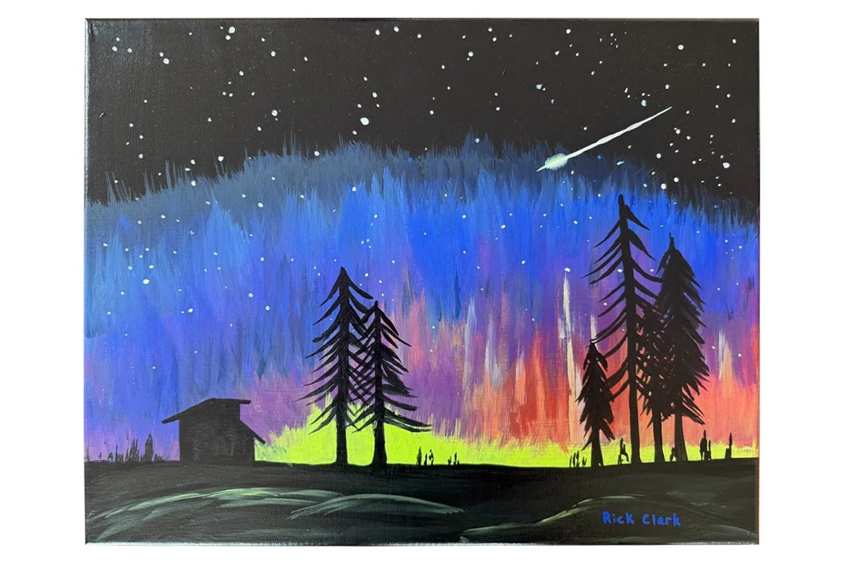  Night Fire 
 
Acrylic on canvas 18" x 14" 
 
SOLD