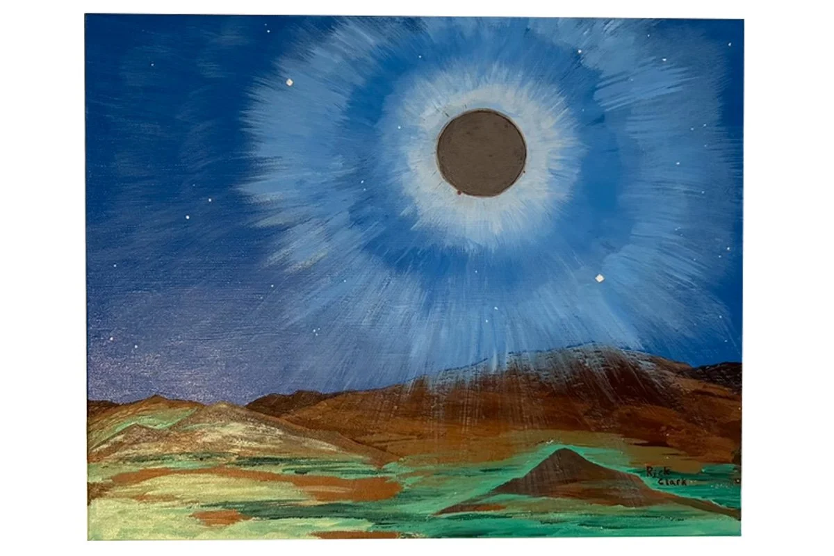  Eclipse 
 
Acrylic on canvas 20" x 16" 
 
$175