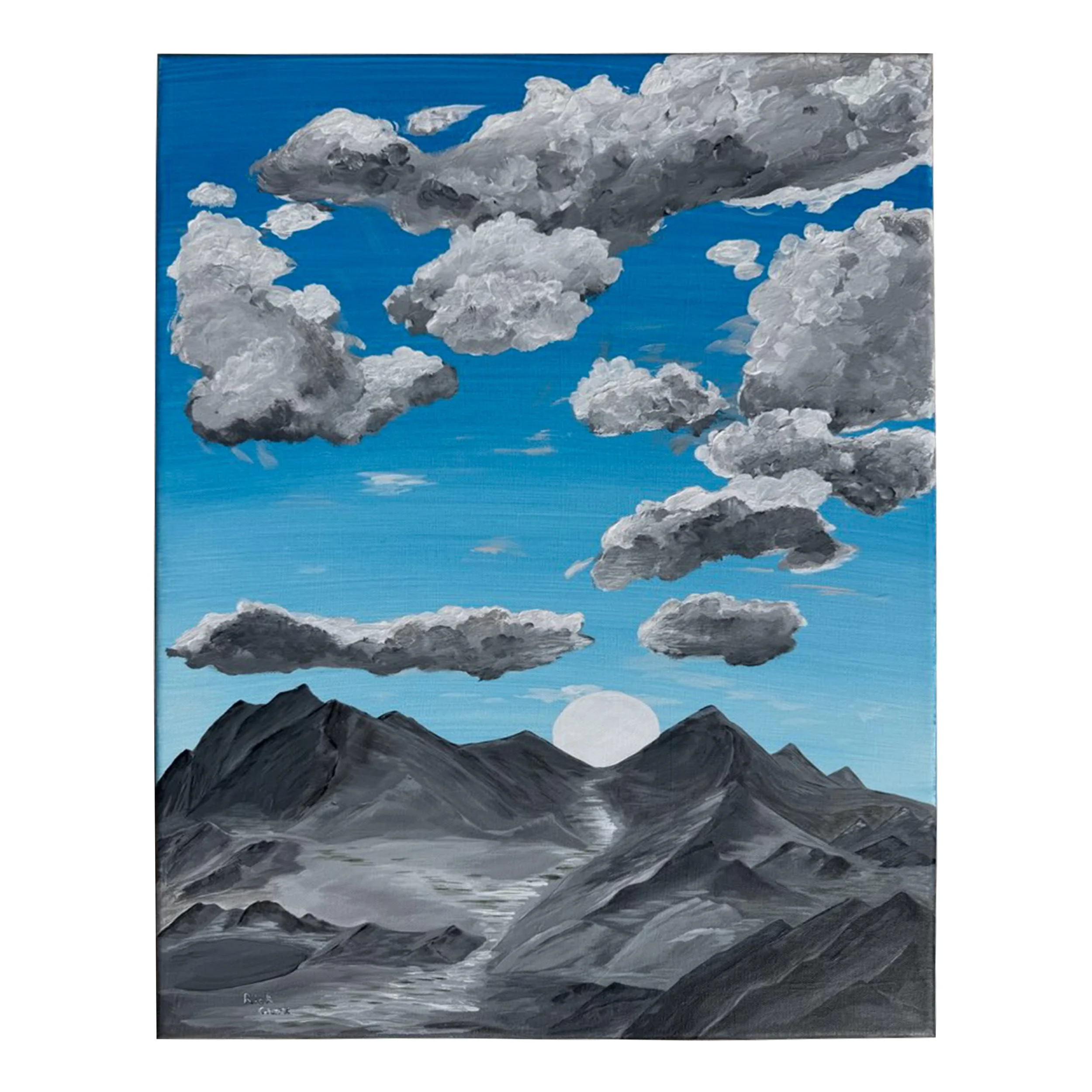  First Light 
 
Acrylic on canvas 18" x 24" 
 