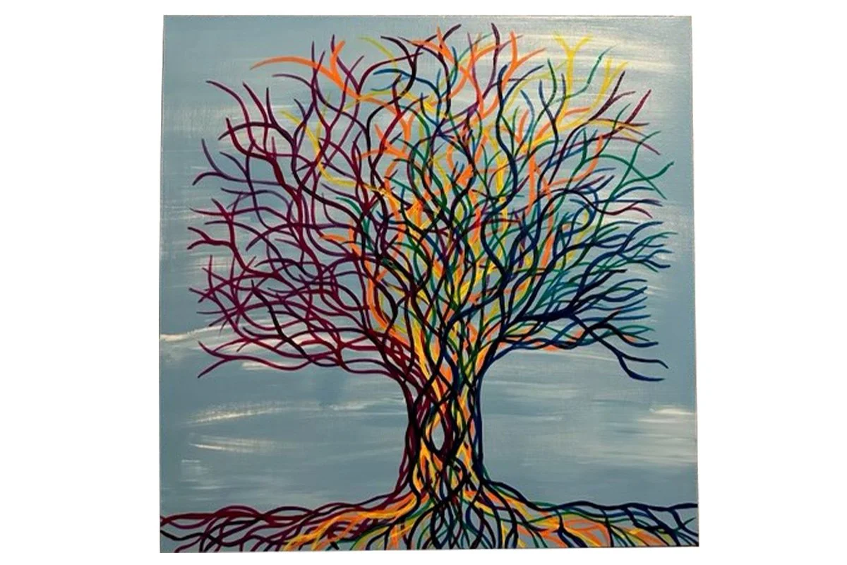  We Are One 
 
Acrylic on canvas 24" x 24" 
 
$225