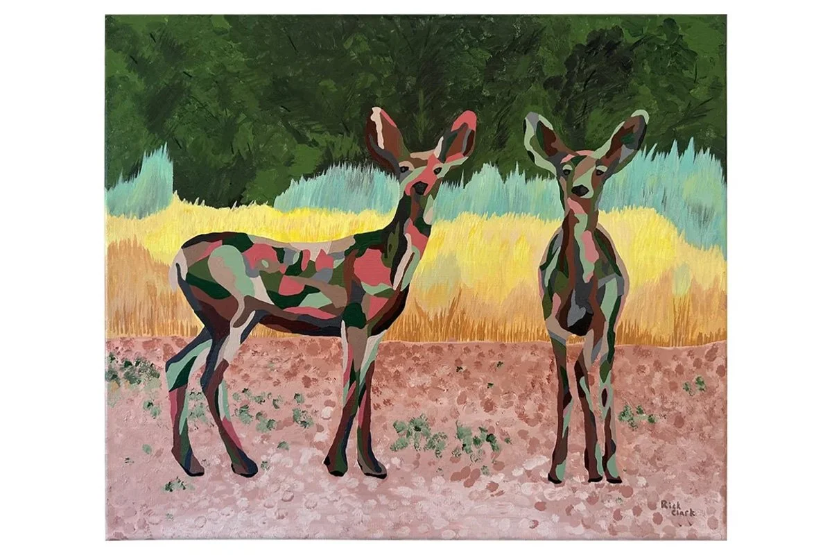  Two Sisters 
 
Acrylic on canvas 24" x 20" 
 
$250
