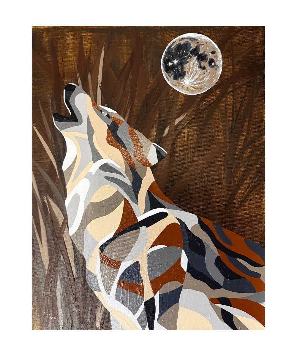  The Call 
 
Acrylic on canvas 14" x 18" 
 