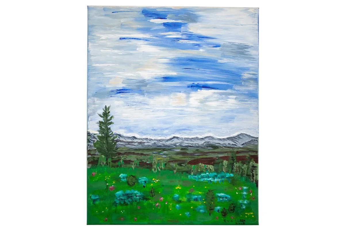  Out My Window 
 
Acrylic on canvas 14" x 18" 
 
$185