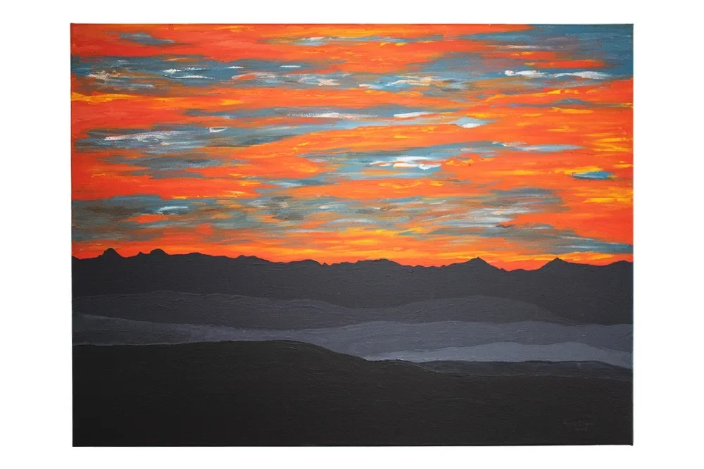  Mother Sun 
 
Acrylic on canvas 40" x 30" 
 
NOT FOR SALE