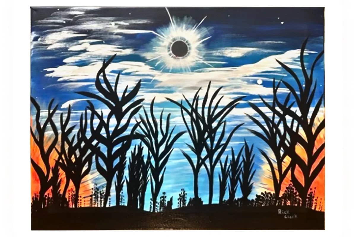  Eclipse Crops 
 
Acrylic on canvas 18" x 14" 
 
$175