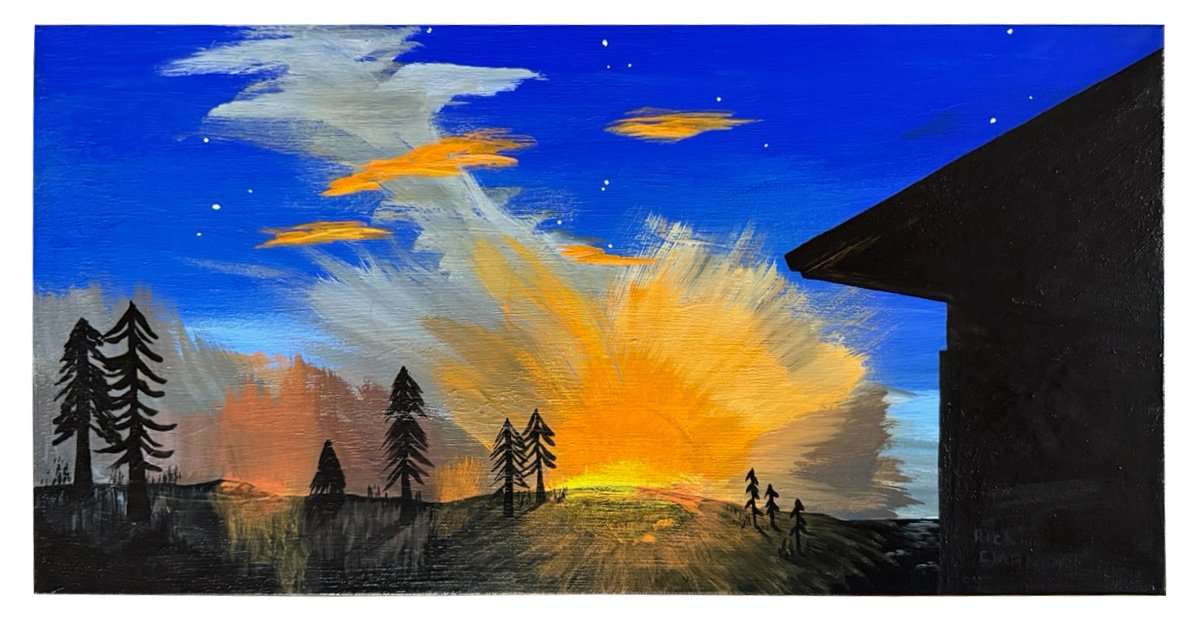  Wildfire 
 
Acrylic on canvas 24" x 12" 
 
$250