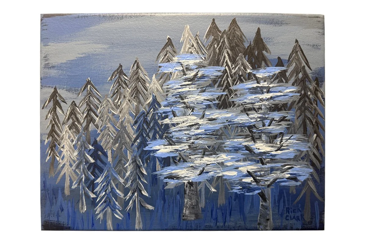  Frozen Distortion 
 
Acrylic on canvas 14" x 11"
 
$125