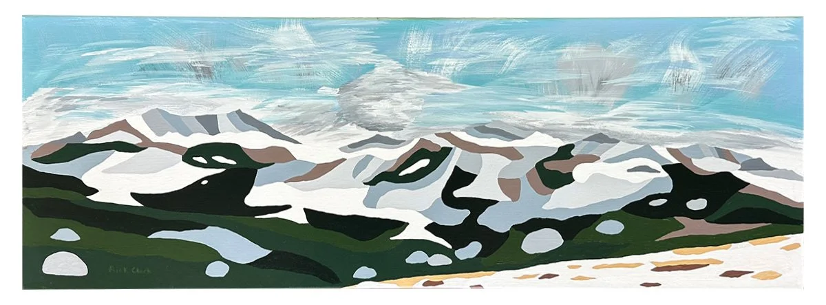  Mountain High 
 
Acrylic on canvas 36" x 12" 
 
SOLD