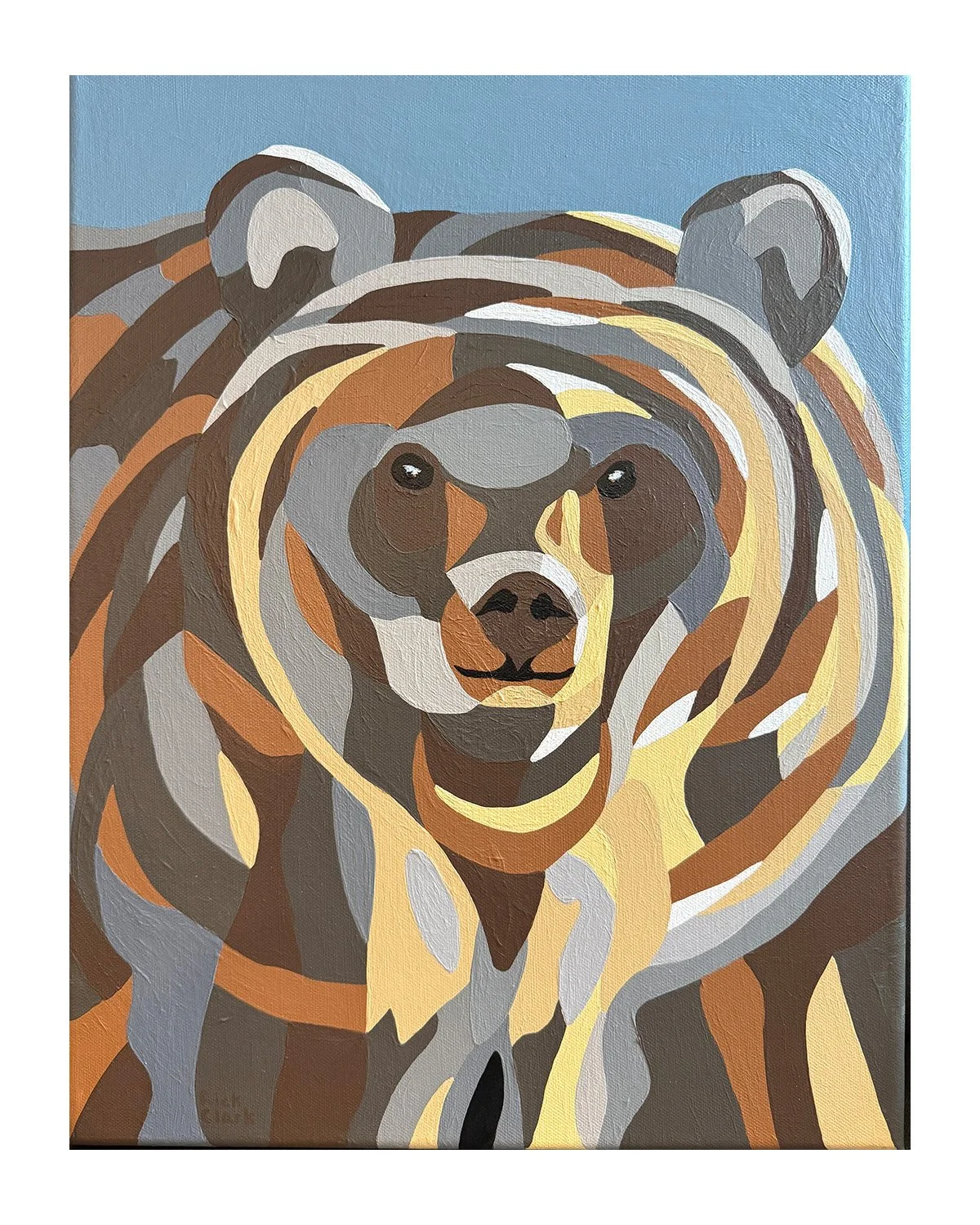  Mama Bear 
 
Acrylic on canvas 14" x 18" 
 
