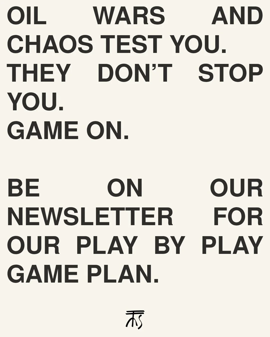 Oil wars. Barbaric. Explosive. Volatile.

But here&rsquo;s the truth no one&rsquo;s saying clearly enough, this isn&rsquo;t a panic moment, it&rsquo;s a refinement moment.

We&rsquo;re already seeing the shifts. Delayed fuel shipments. Prices creepin