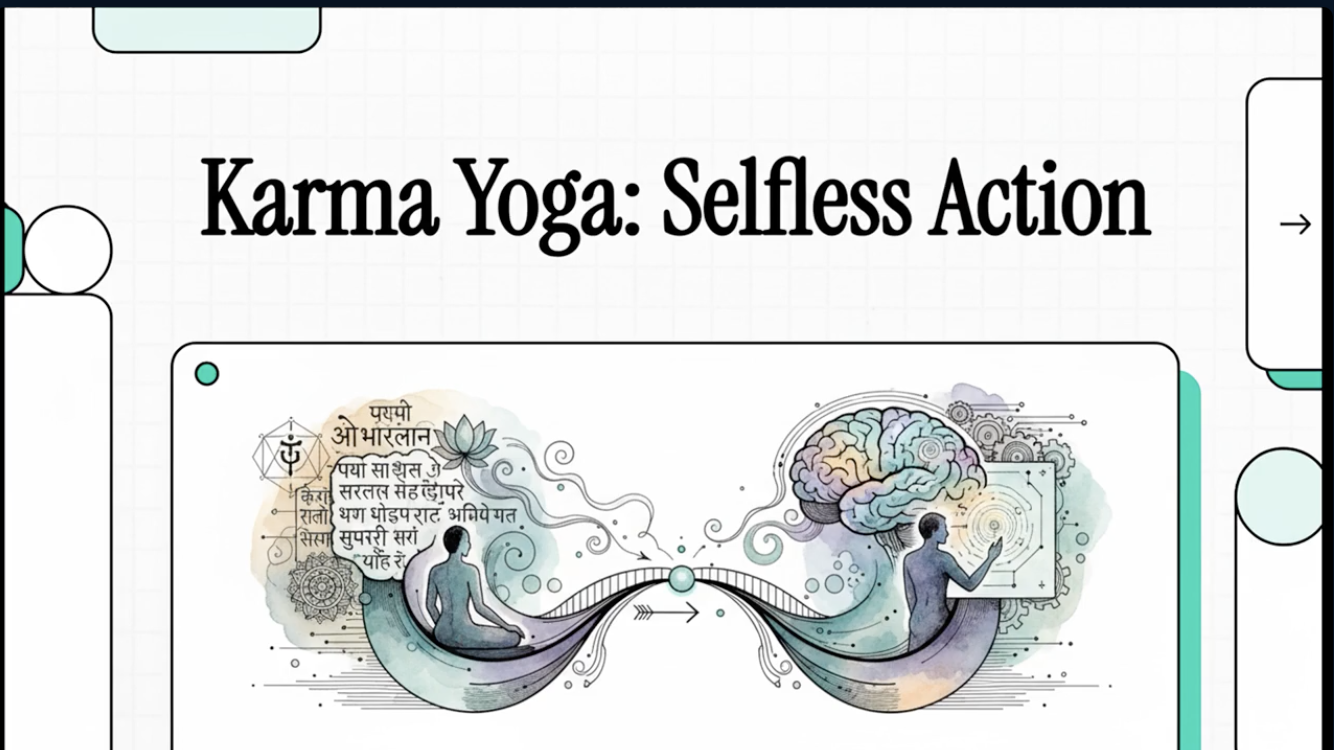 From Burnout to Purpose: Karma Yoga in Clinical Practice
