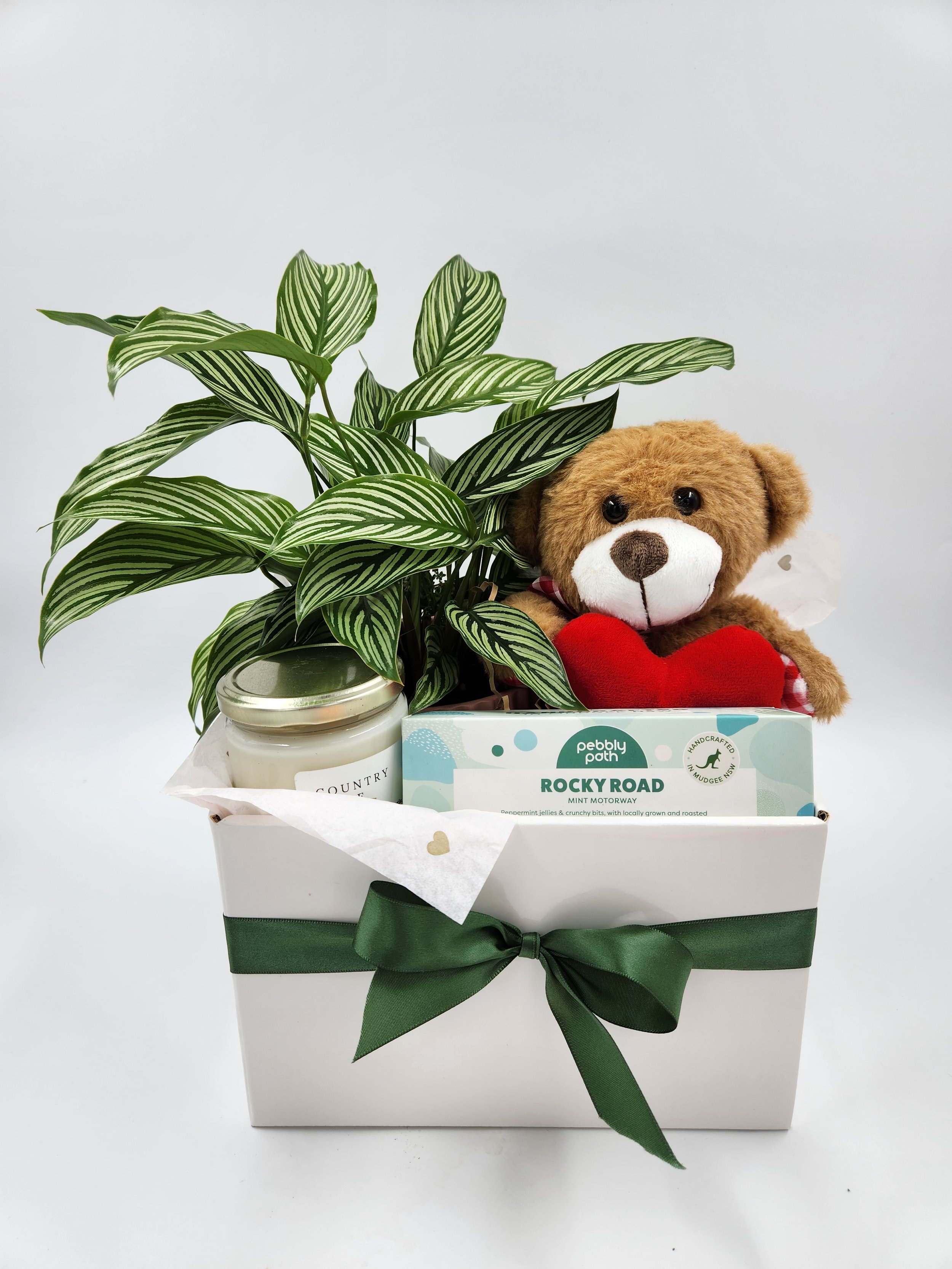 Teddy & Candle Valentine's Day Hamper