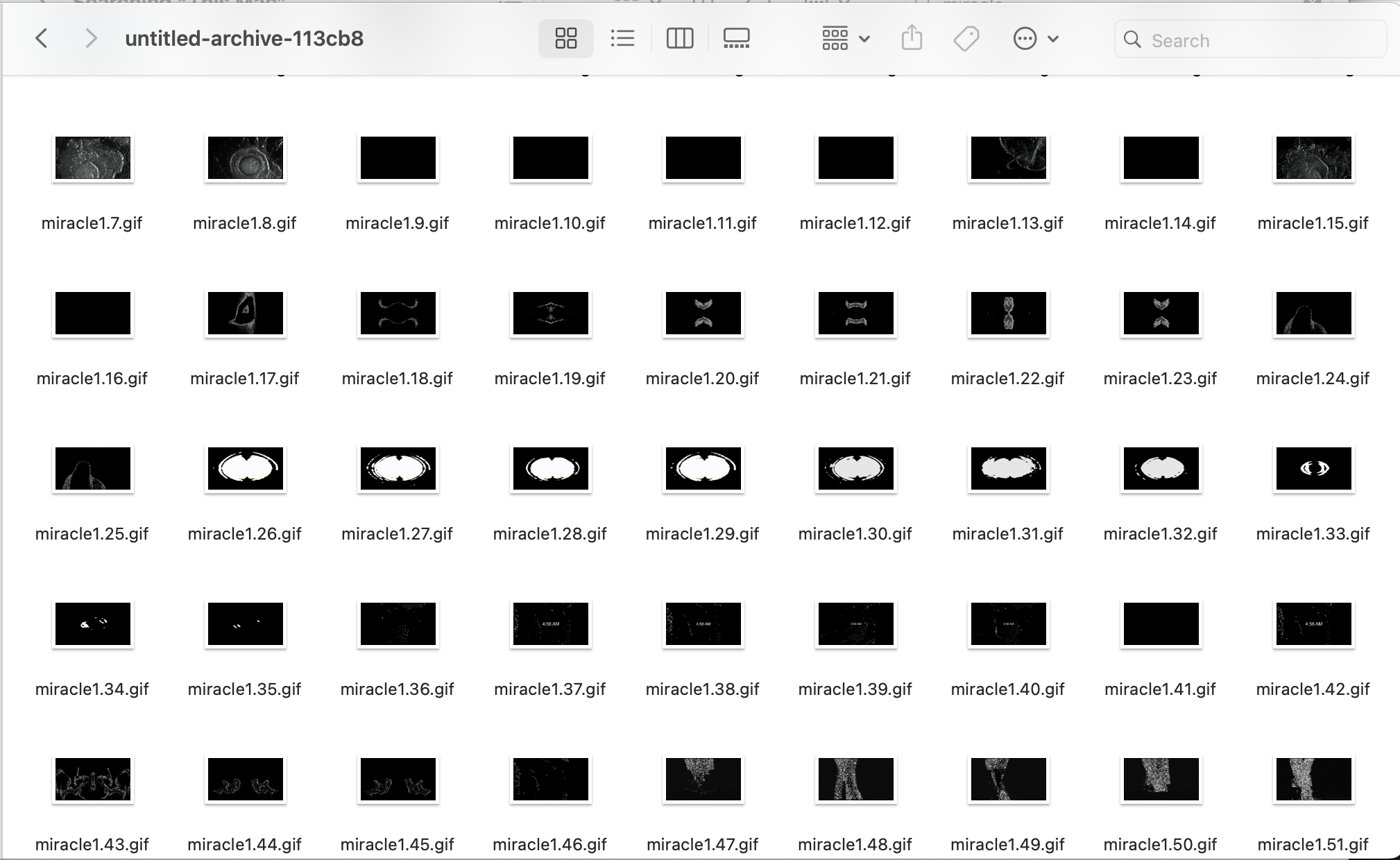 A screenshot I nabbed of some of the drive contents.