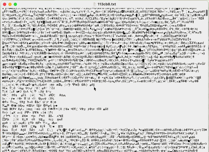 Inside the text file.