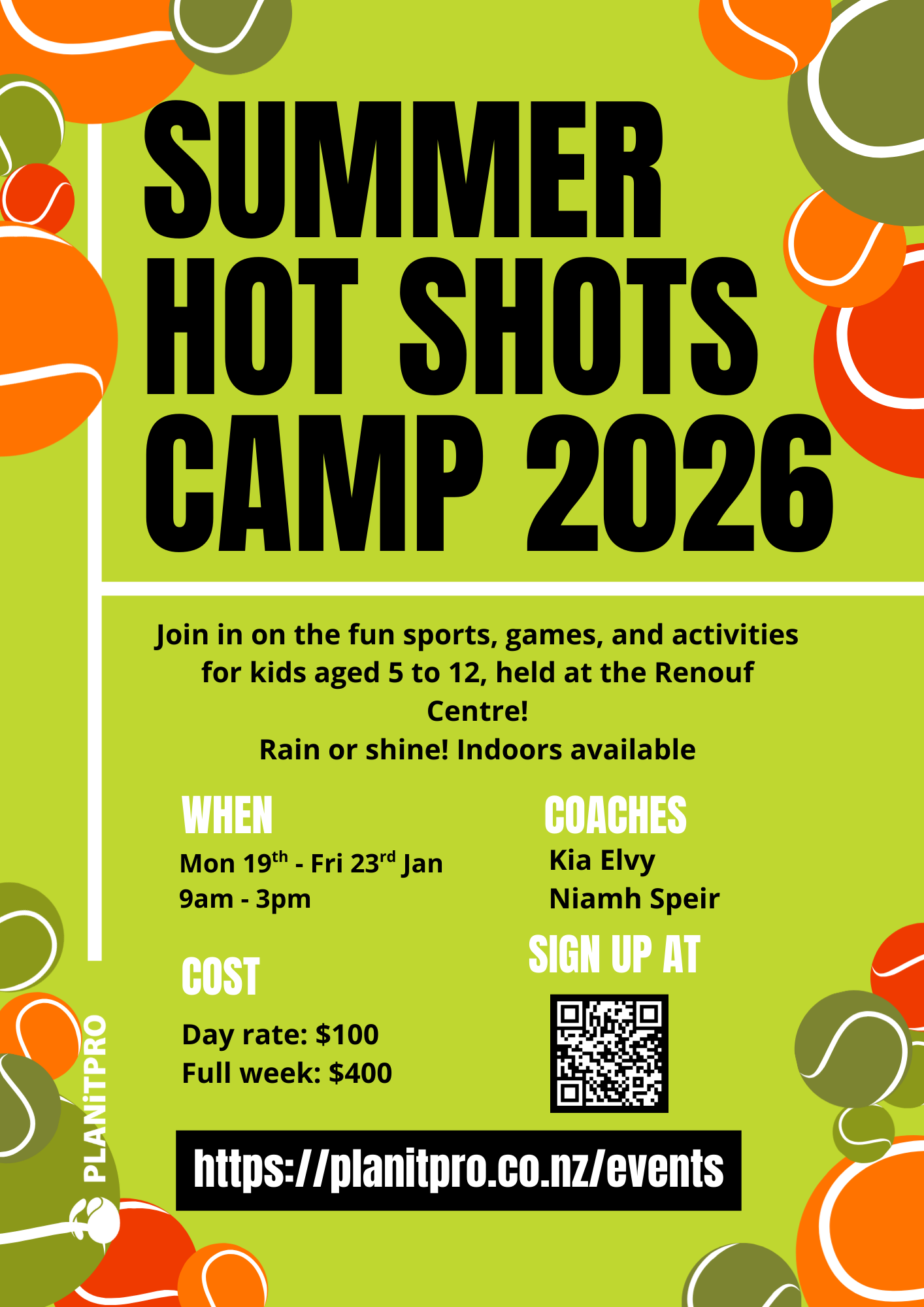 SUMMER HOTSHOTS CAMP 2026
