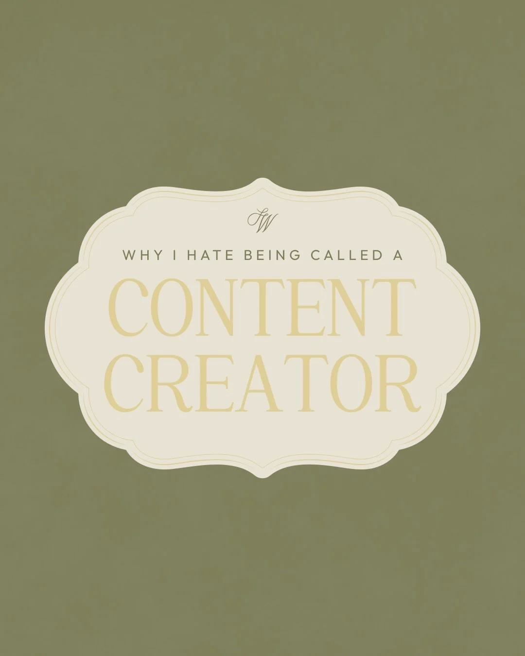 I&rsquo;m not really sure who came up with the title of &lsquo;Wedding Content Creator&rsquo; - but I truly feel that what we do is way more than just doing it just for social media&hellip; and I wish our title showed that. 

The biggest misconceptio