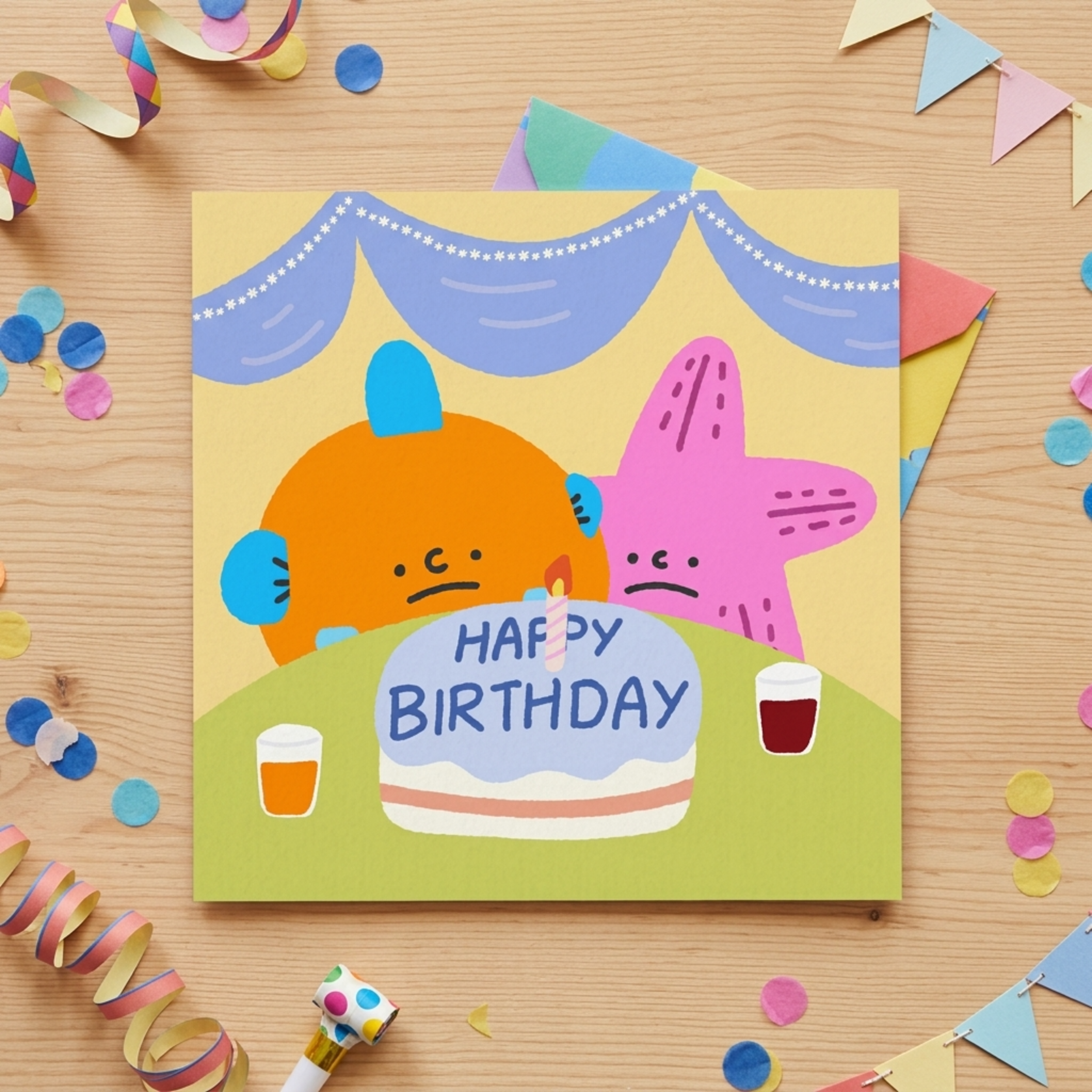 birthday party card