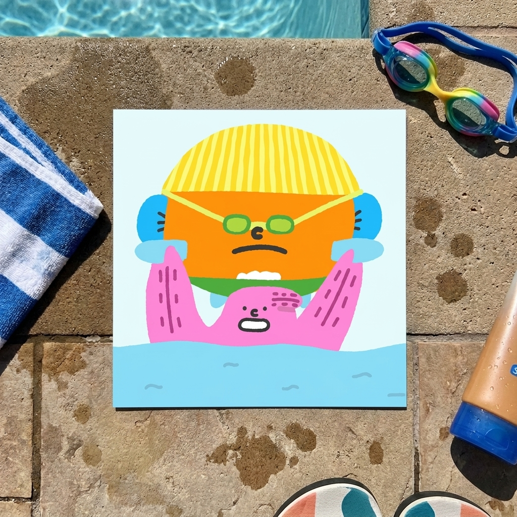 swimming card