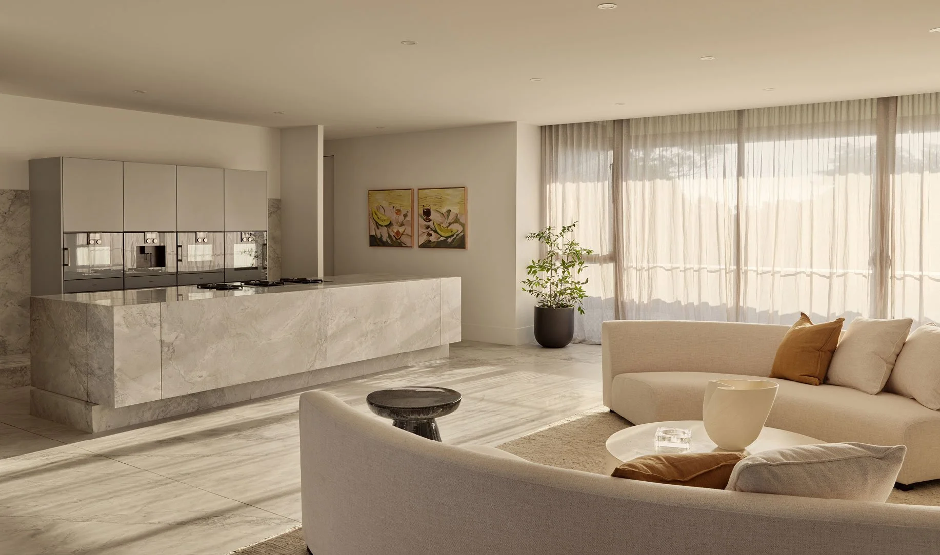 Living & Kitchen - penthouse 203 .jpeg