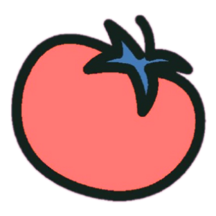 Illustration tomate San Marzano, style tatouage Da Nolita