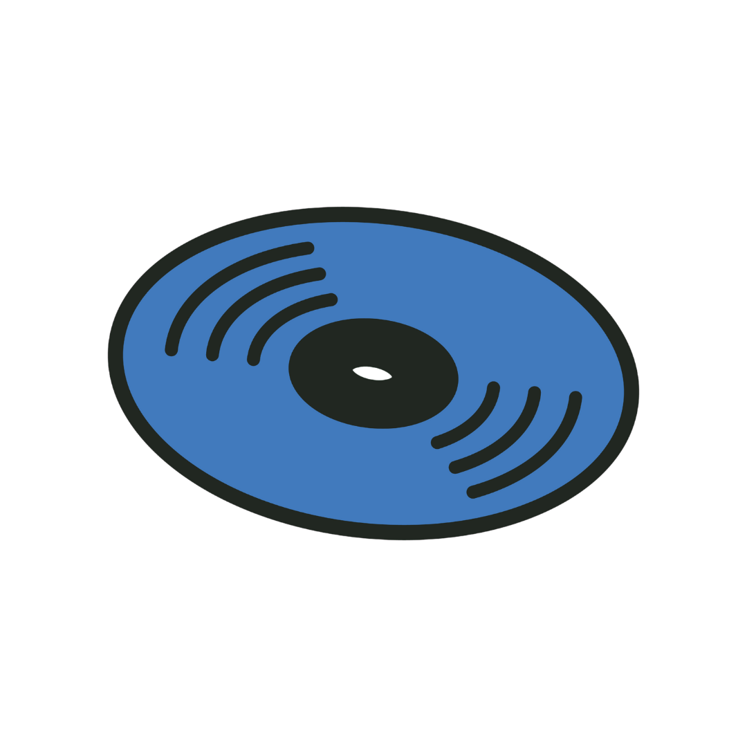 Disque vinyle, style tatouage – écouter la playlist Da Nolita sur Spotify