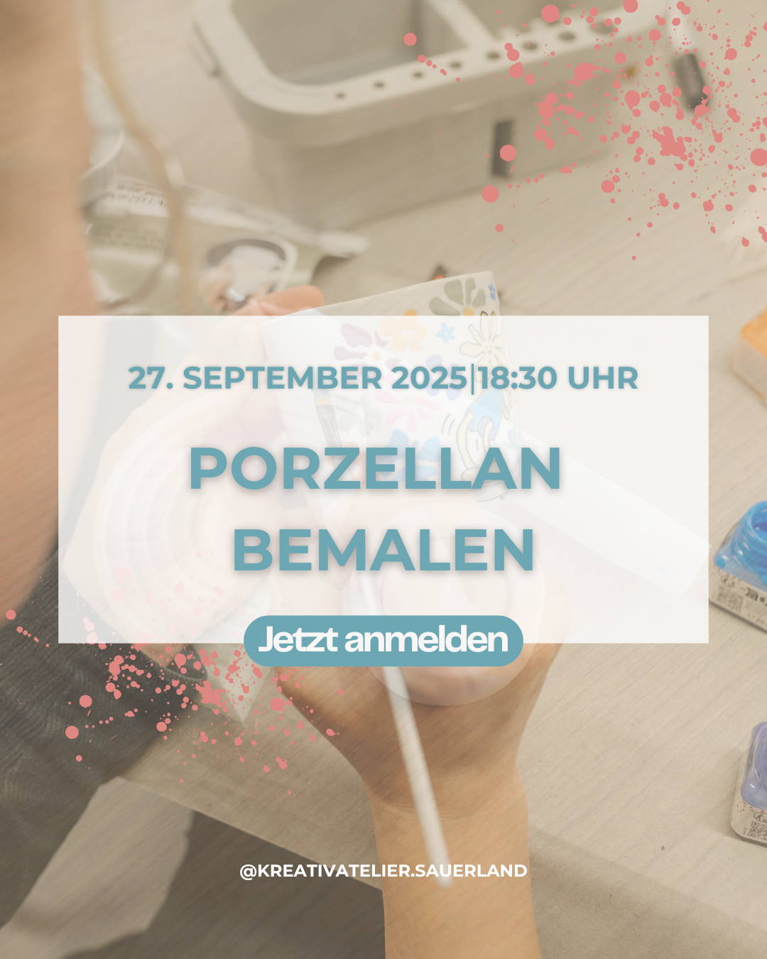 Porzellan bemalen Workshop (3/10 Plätze frei)