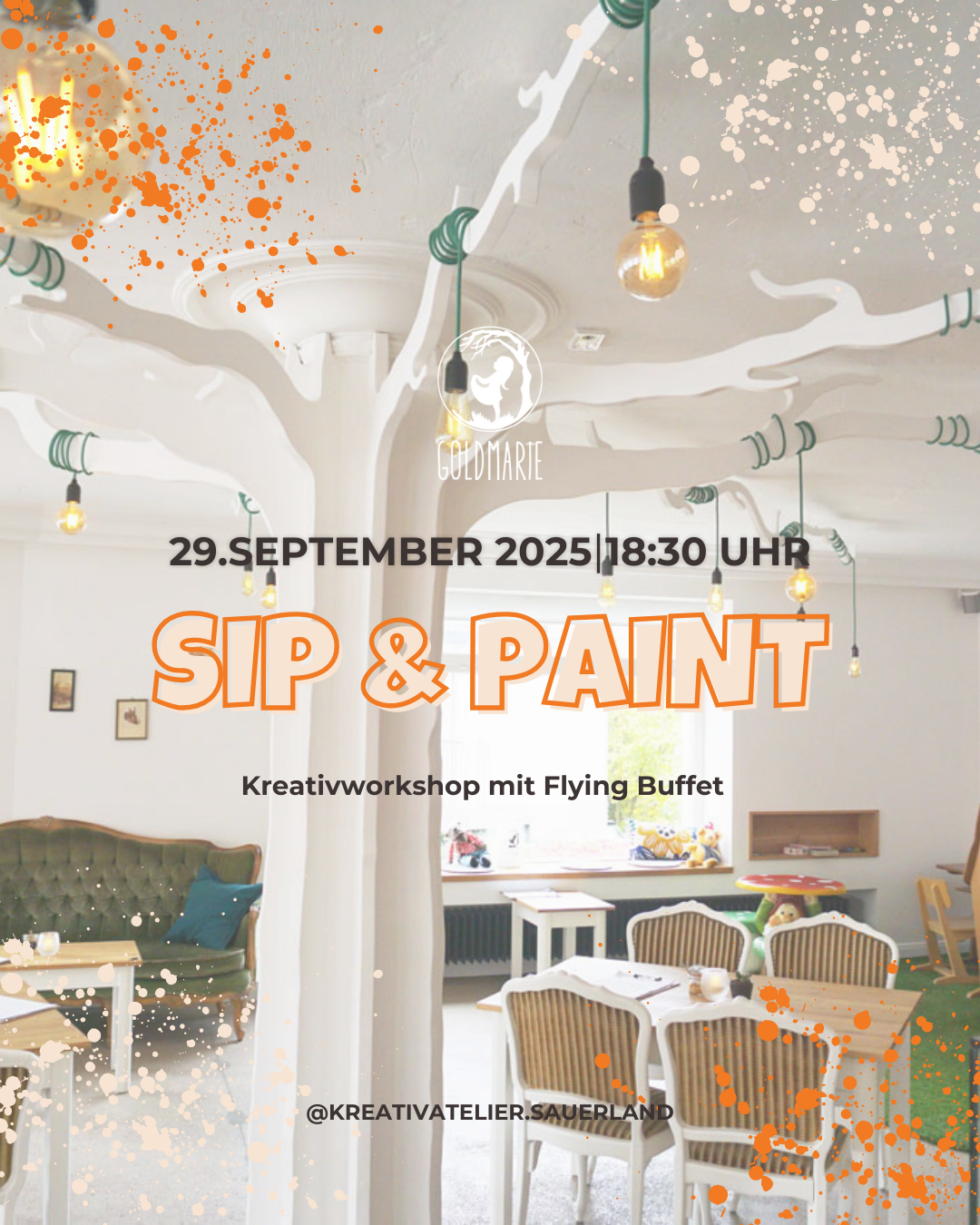 Sip & Paint x Goldmarie (Nur noch 2 Plätze frei)