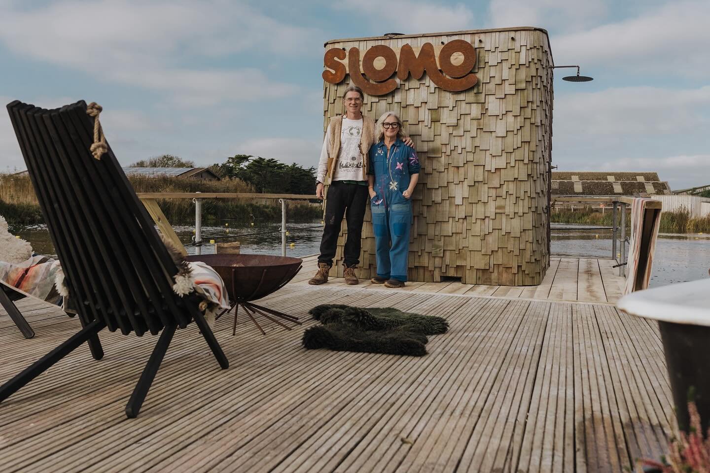 Me and Josie have spent a year planning the Slomo floating sauna with our mates and we&rsquo;re so happy with the result and seeing the first customers using the sauna, lake, cold plunge and daybeds to chill out on. We&rsquo;re not stopping there tho
