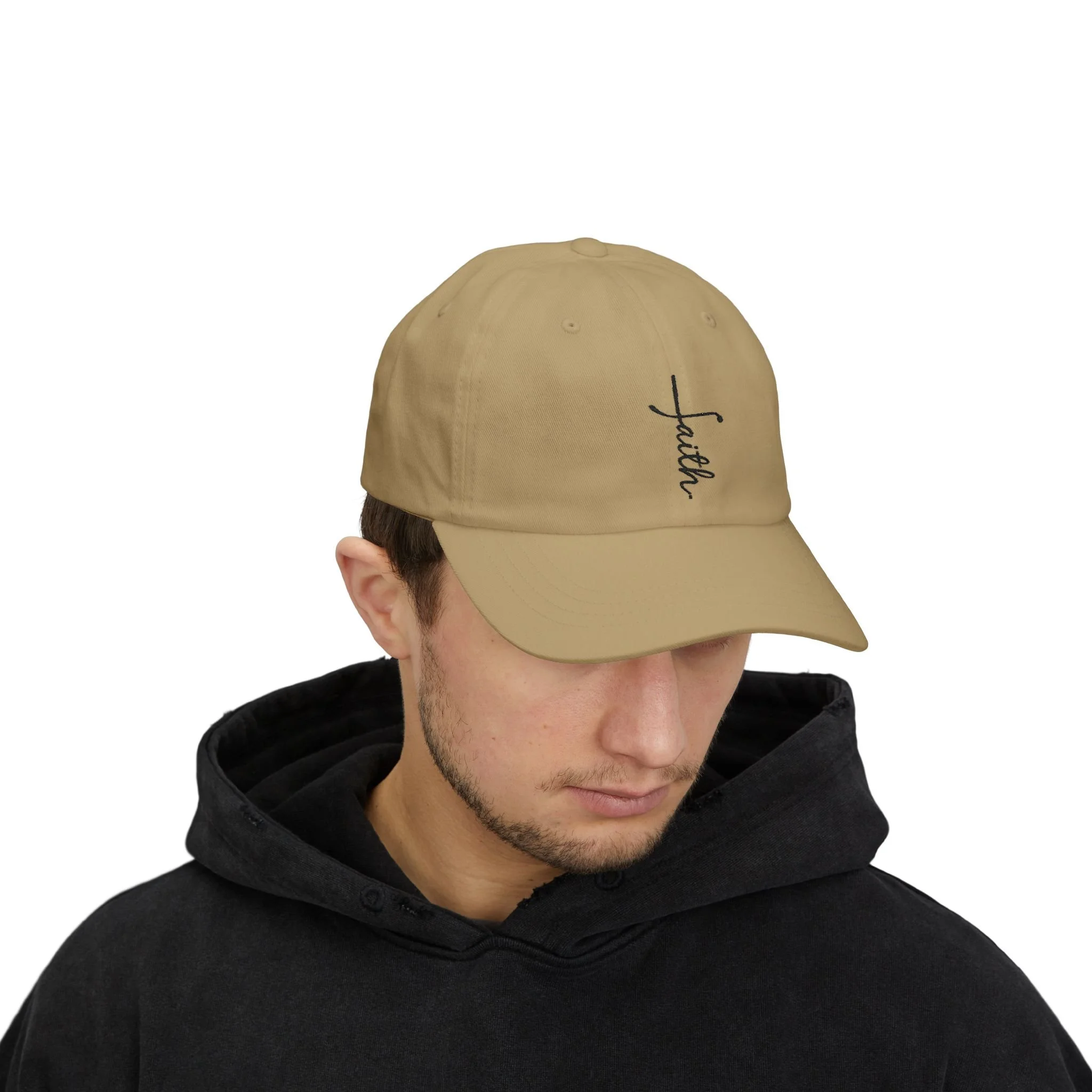 Organic Dad Cap (Embroidered) • FAITH COLLECTION