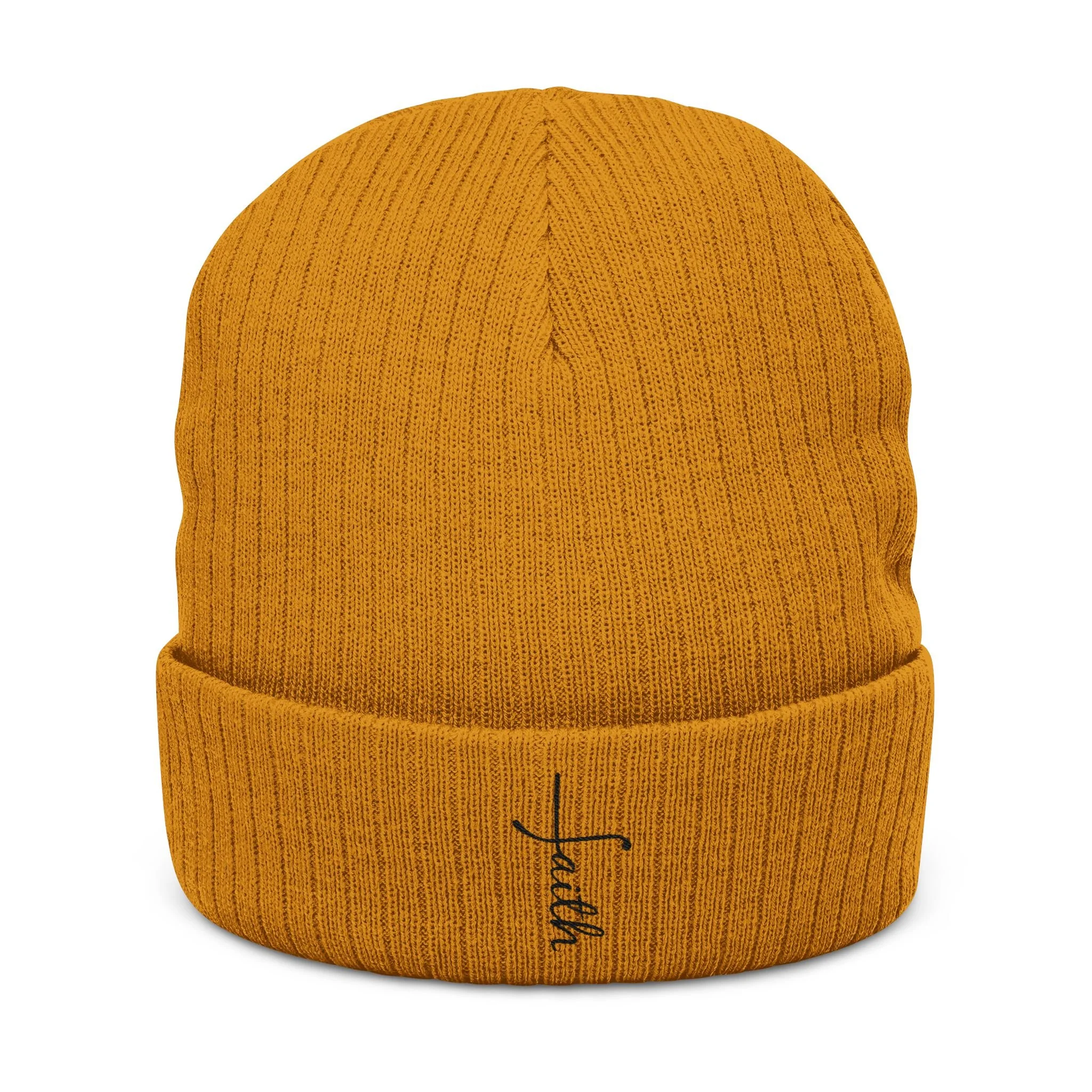 Ribbed Knit Beanie • Faith Collection