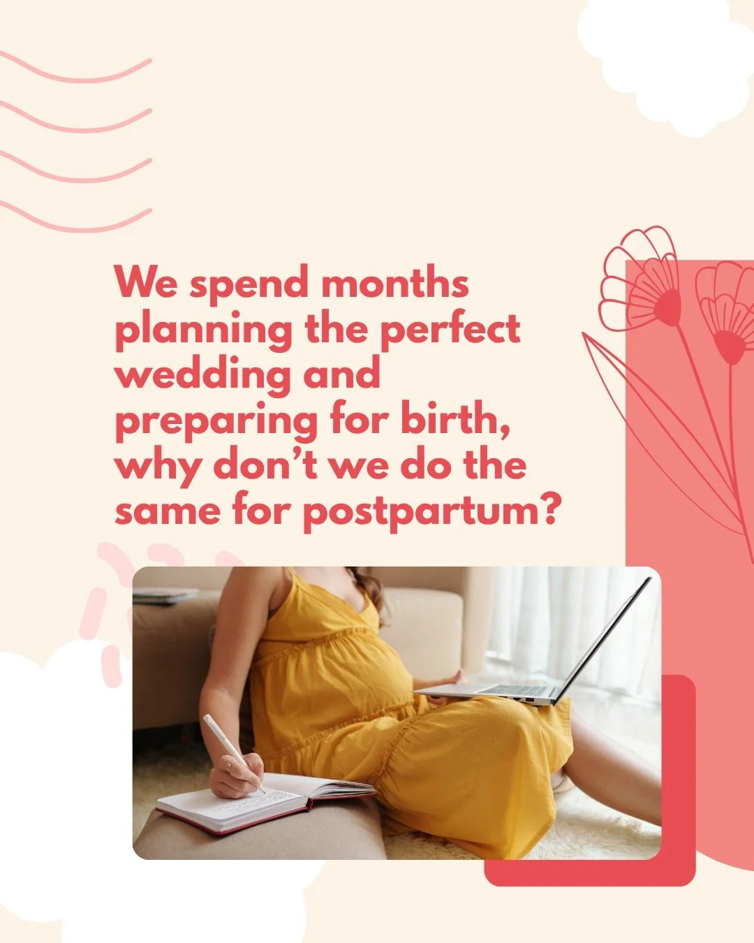 We spend months planning the perfect wedding and preparing for birth so why don&rsquo;t we do the same when it comes to the postpartum period? (Which is more than 6 weeks by the way)

That&rsquo;s why we created the Postpartum Prep Course!

In this 2