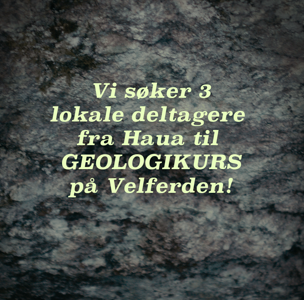 GEOLOGIKURS på Velferden med Tom Heldal!