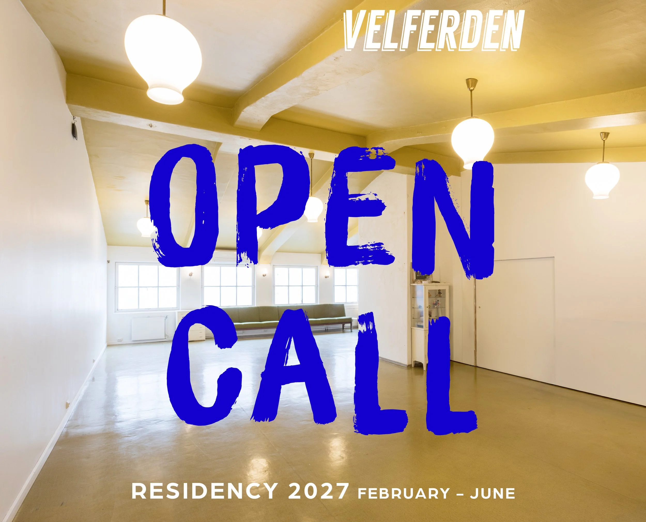 OPEN CALL for Residency at Velferden 2027