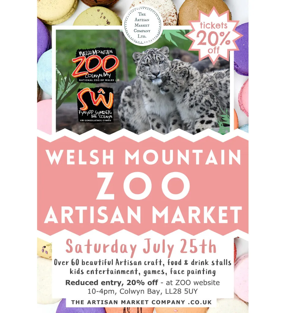 Artisan Market at The Welsh Mountain Zoo — 25 July 2026