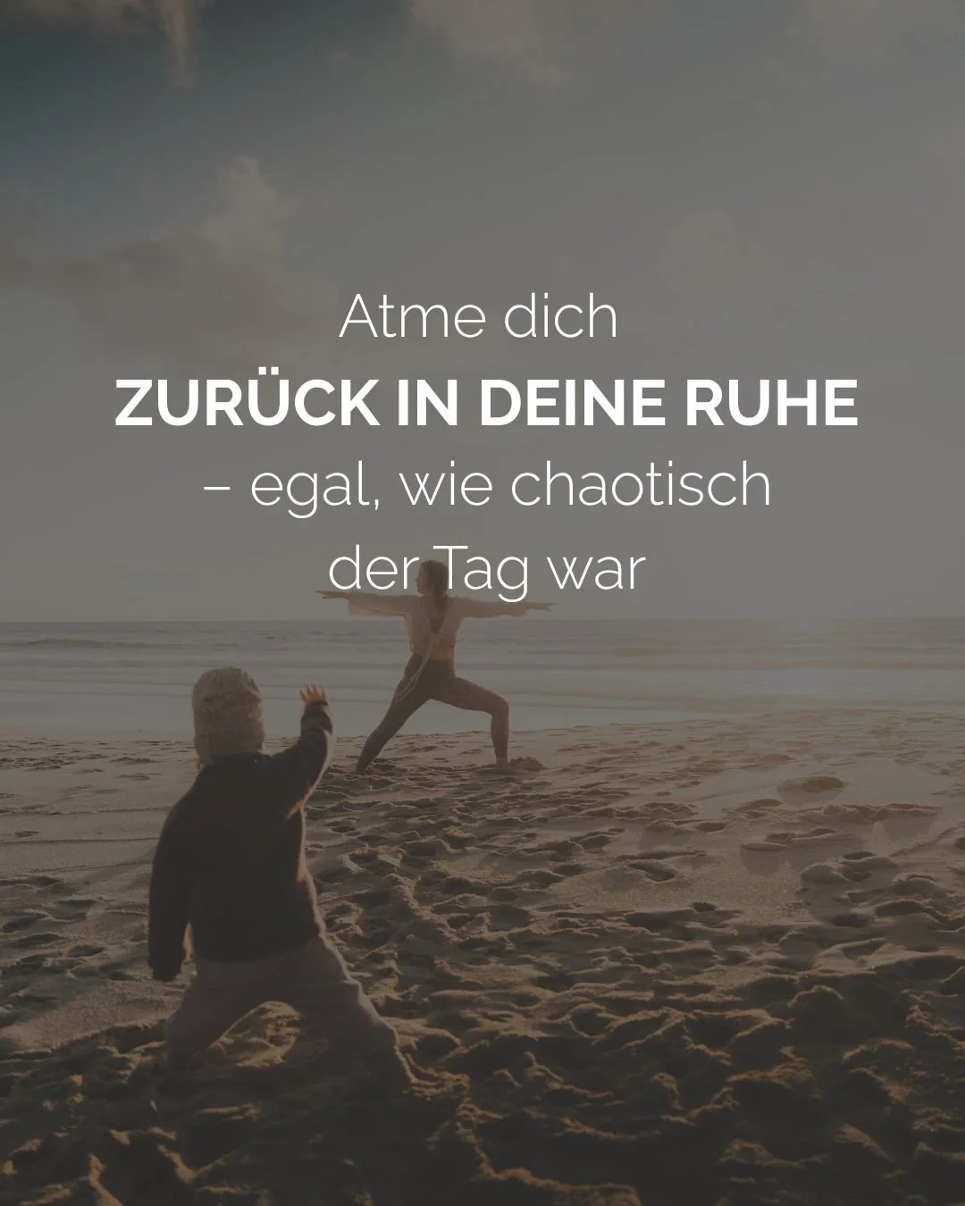 DEIN ATEM GEH&Ouml;RT NICHT NUR IN DIE STILLE 🤍

Heute musste ich mich selbst daran erinnern.
Direkt morgens spontan zum Kinderarzt.
Drau&szlig;en den ganzen Tag Baustellenl&auml;rm.
Mein Kopf voller To-dos &ndash; eine Woche vor den Kindergarten-Fe