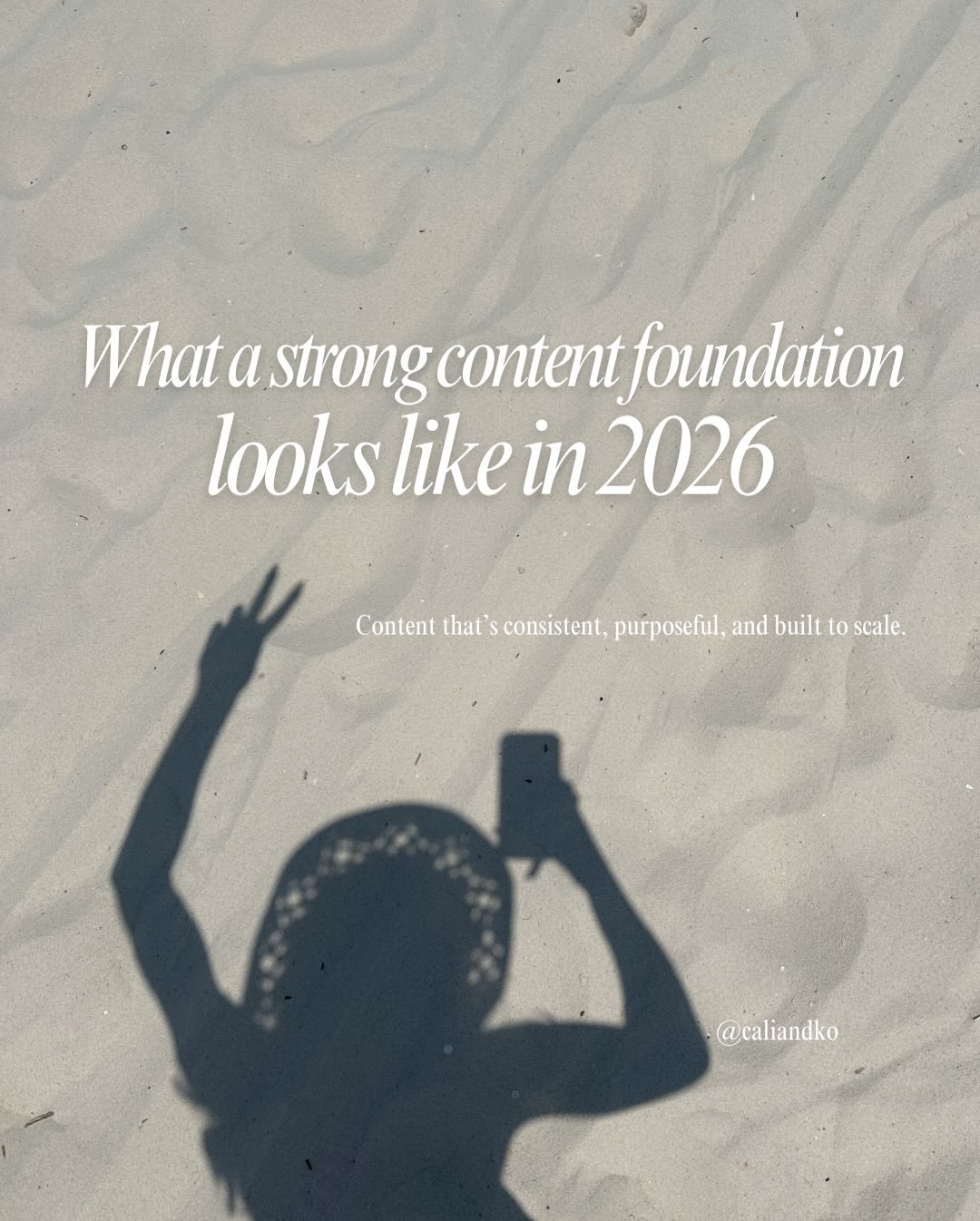 The brands that grow fastest don&rsquo;t just post, they plan, execute, and refine from a foundation built to last. 

Want to make 2026 your most strategic year yet? Let&rsquo;s talk about building a content system that actually works 🩵✨🌴
